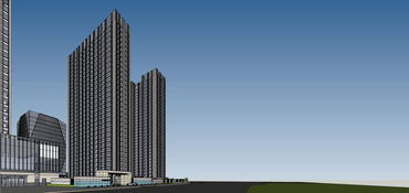 精品商业综合体与下沉广场 SU模型与效果图设计资源解析